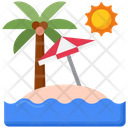 Beach Beach Deck Island Icon