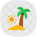 Beach Coconut Tree Coconut Icon