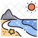 Beach And Sun Beach Summer Icon