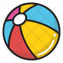 Beach Ball Parachute Icon