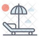 Beach Bed Icon