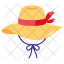 Beach Hat Cap Apparel Icon