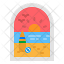 Beach View Icon