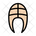 Beaf Steak Skeleton Icon