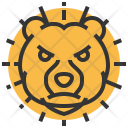 Bear Head Logo Icon