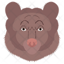Bear Face Icon
