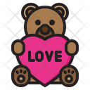 Bear Love Icon