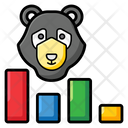 Bear Market Stock Market Bear Selling Icon