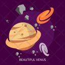 Beautiful Venus Galaxy Icon