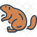 Beaver Otter Mammal Icon