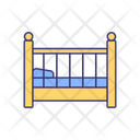 Bed For Newborn Baby Icon