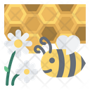Bee Flower Honey Icon