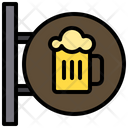 Beer Bar Signboard Icon