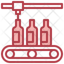 Conveyor Bottles Alcohol Icon