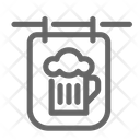 Beer Signboard Icon
