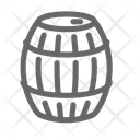 Alcohol Wooden Barrel Icon
