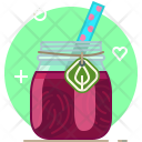 Beetroot Smoothie Drink Icon