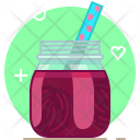Beetroot Smoothie Drink Icon