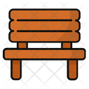 Bench Park Wooden Chair Icon