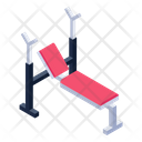 Bench Press Fitness Equipment Fitness Machine Icon