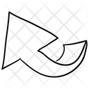 Bend Arrow Icon
