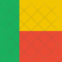 Benin Flag World Icon