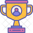 Best Employee Trophy Icon