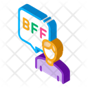 Human Talking Bff Icon