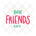 Best Friends Day Friendship Besties Icon