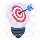 Creative Goal Best Idea Target Icon