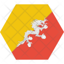 Bhutan Bhutanese Country Icon