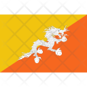 Bhutan Bhutanese Country Icon