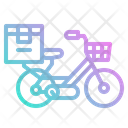 Bicycle Delivery Icon