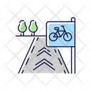 Bicycle Lane Icon