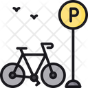 Bicycle Parking Bicycle Park Bike Icon