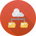 Big Data Cloud Database Cloud Network Icon