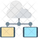 Big Data Cloud Database Cloud Network Icon