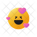 Big Smile With Heart Icon