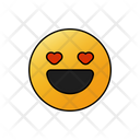 Big Smile With Love Eyes Icon