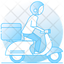 Delivery Transport Delivery Bike Delivery Scooter Icon
