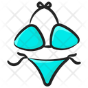 Bikini Panty Swimsuit Icon