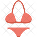 Bikini Bra Panties Icon