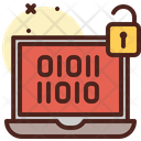 Binary Code Unlock Code Decode Binary Icon