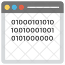 Binary Code Interface Icon
