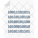 Binary Sheet Binary Data Management Icon