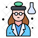Biochemist Experiment Medical Icon