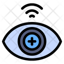 Biometric Data Technology Eye Scanner Icon