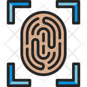 Fingerprint Verification Scan Icon