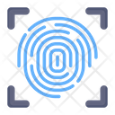 Biometric Verification Thumb Scanning Thumb Verification Icon