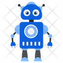 Nano Robot Bionic Man Humanoid Icon